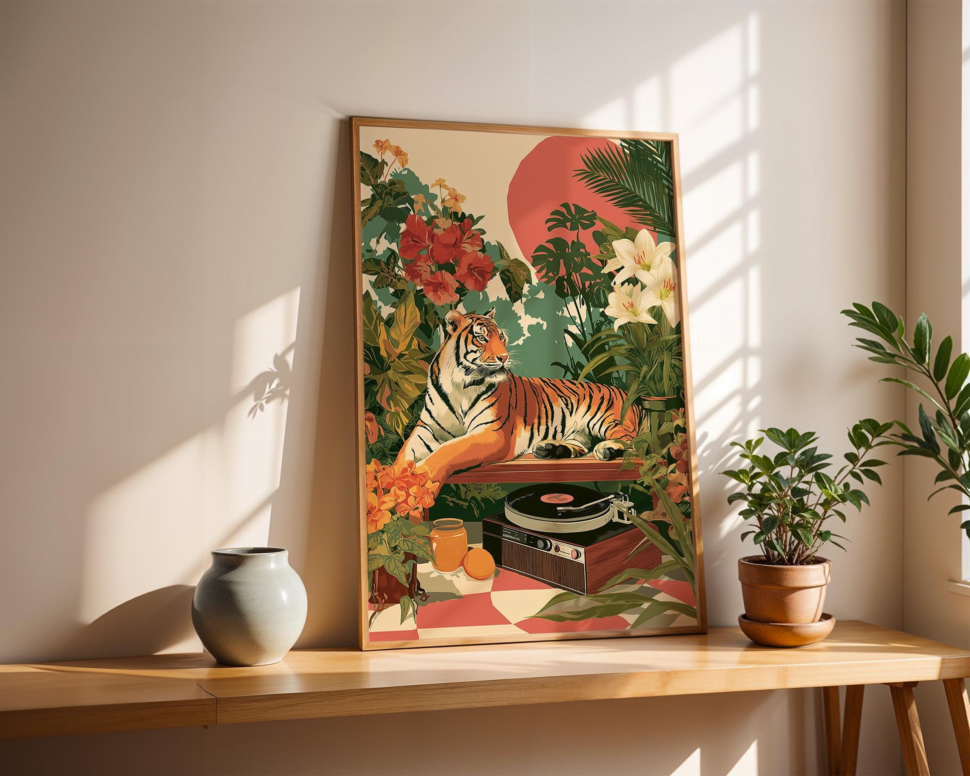 Dopamine Decor | Quirky Animal Tiger Print