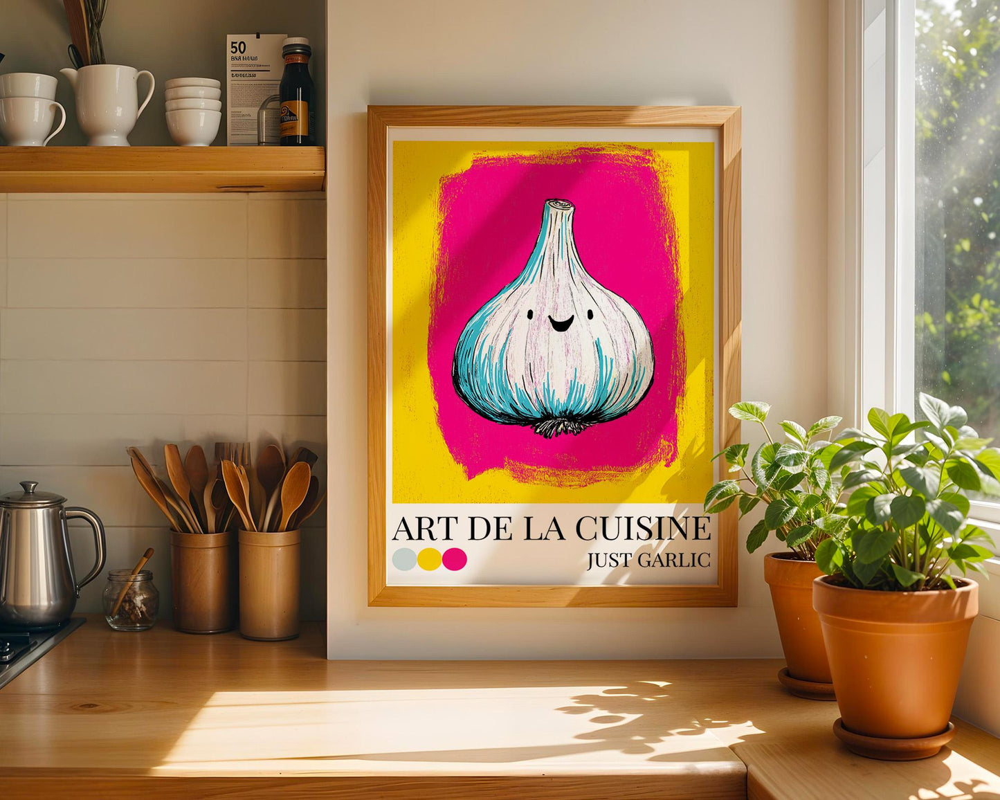 Kitchen Wall Art | Garlic Kitchen Wall Art
