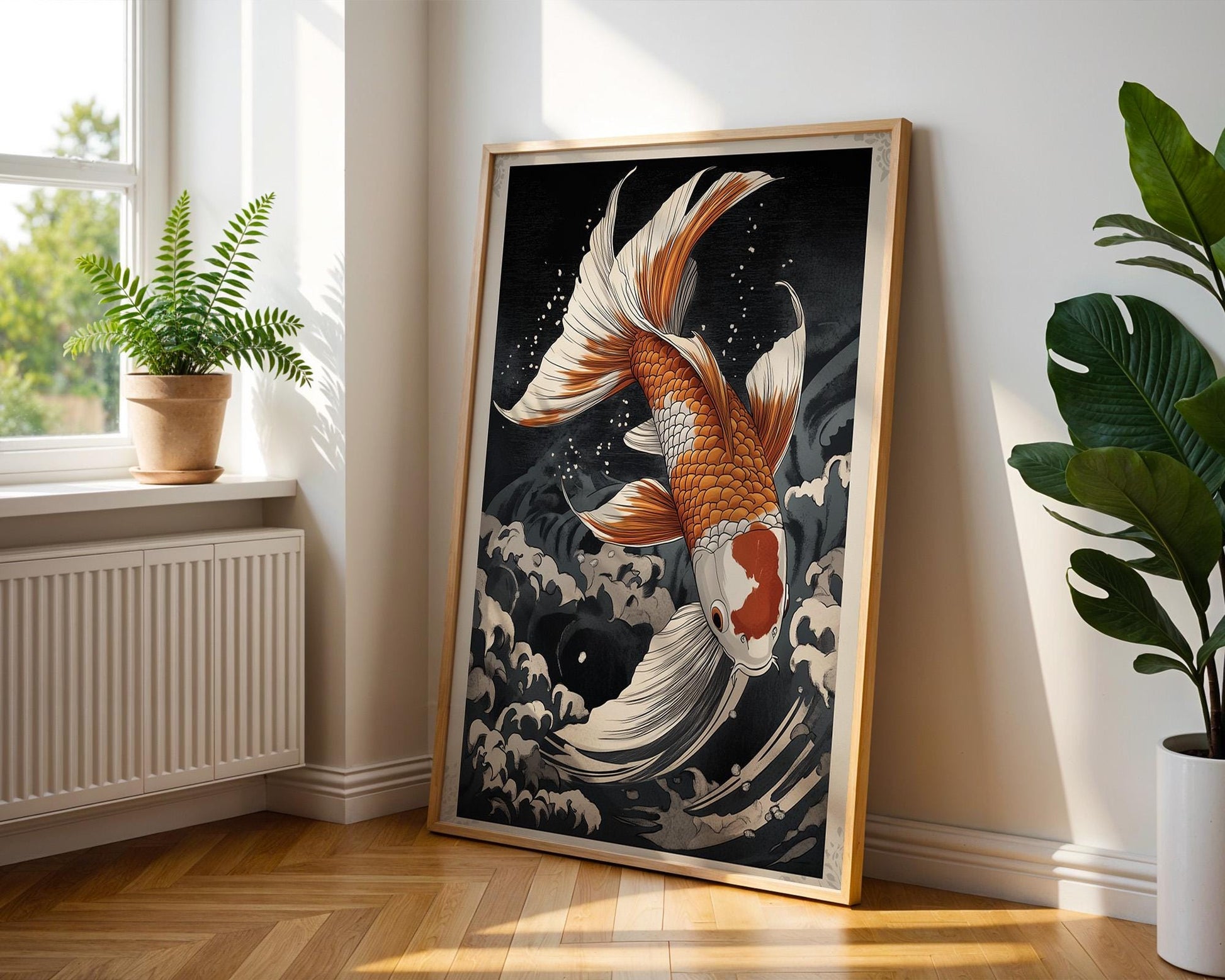 Japanese Wall Art | Japanese Koi Fish Art