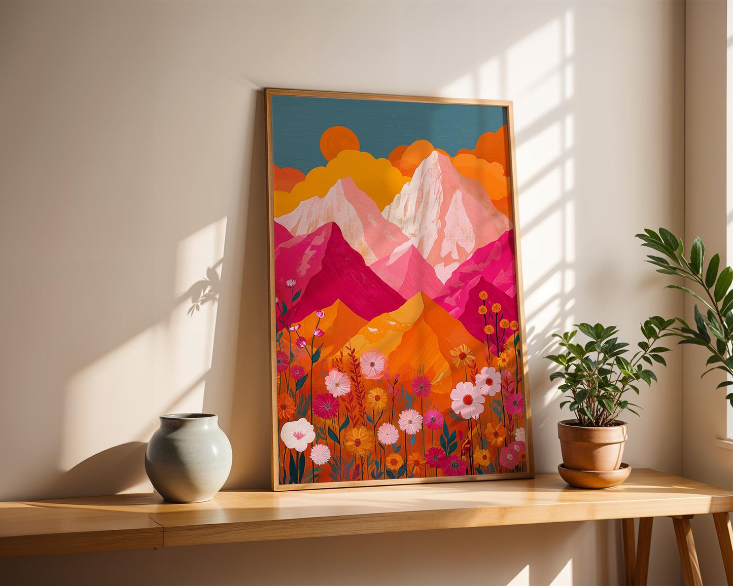 Dopamine Decor | Abstract Landscape Art Print