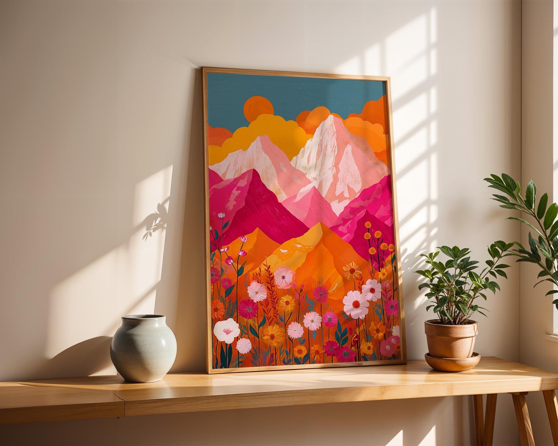 Dopamine Decor | Abstract Landscape Art Print
