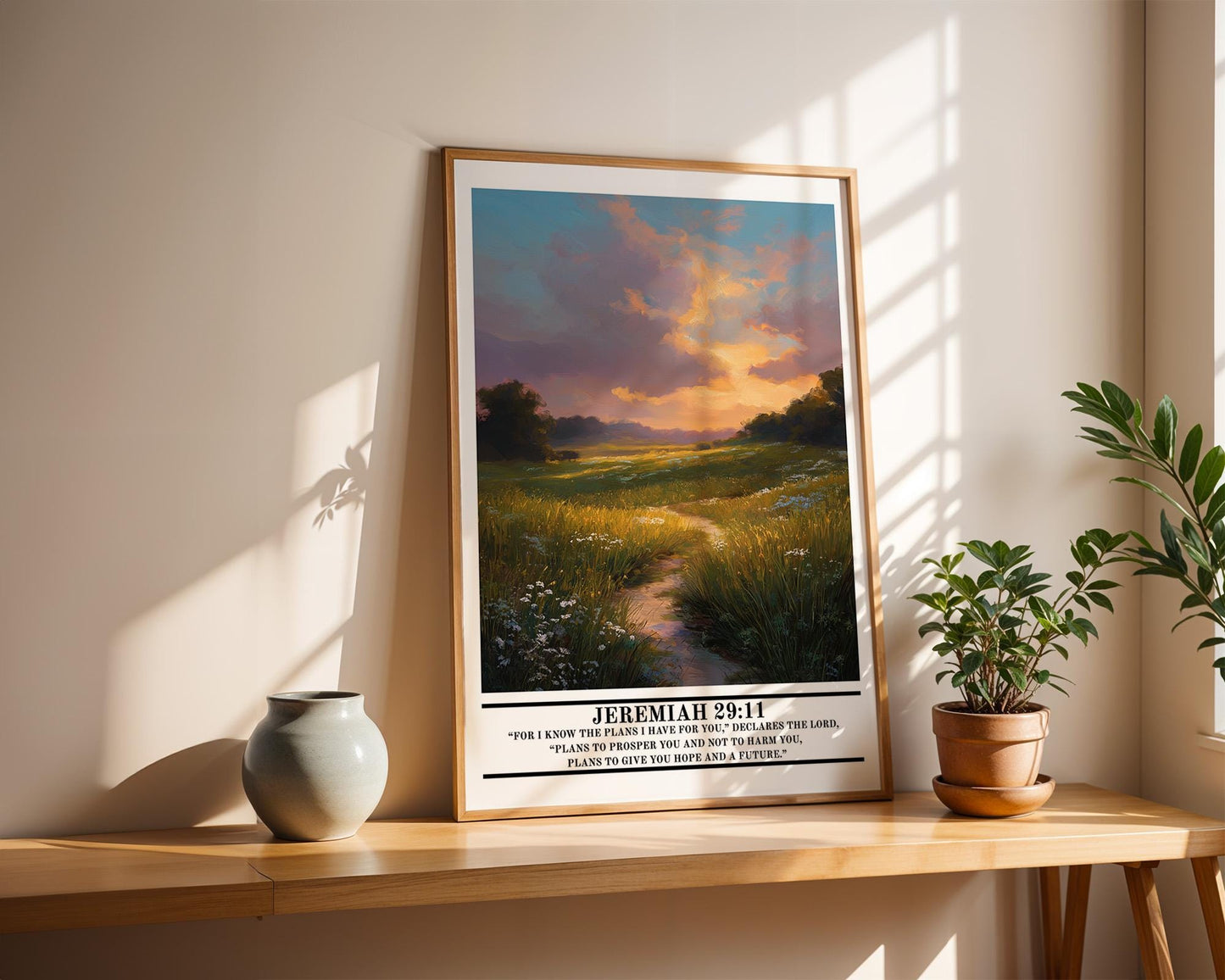 Christian Wall Art | Jeremiah 29:11 Print