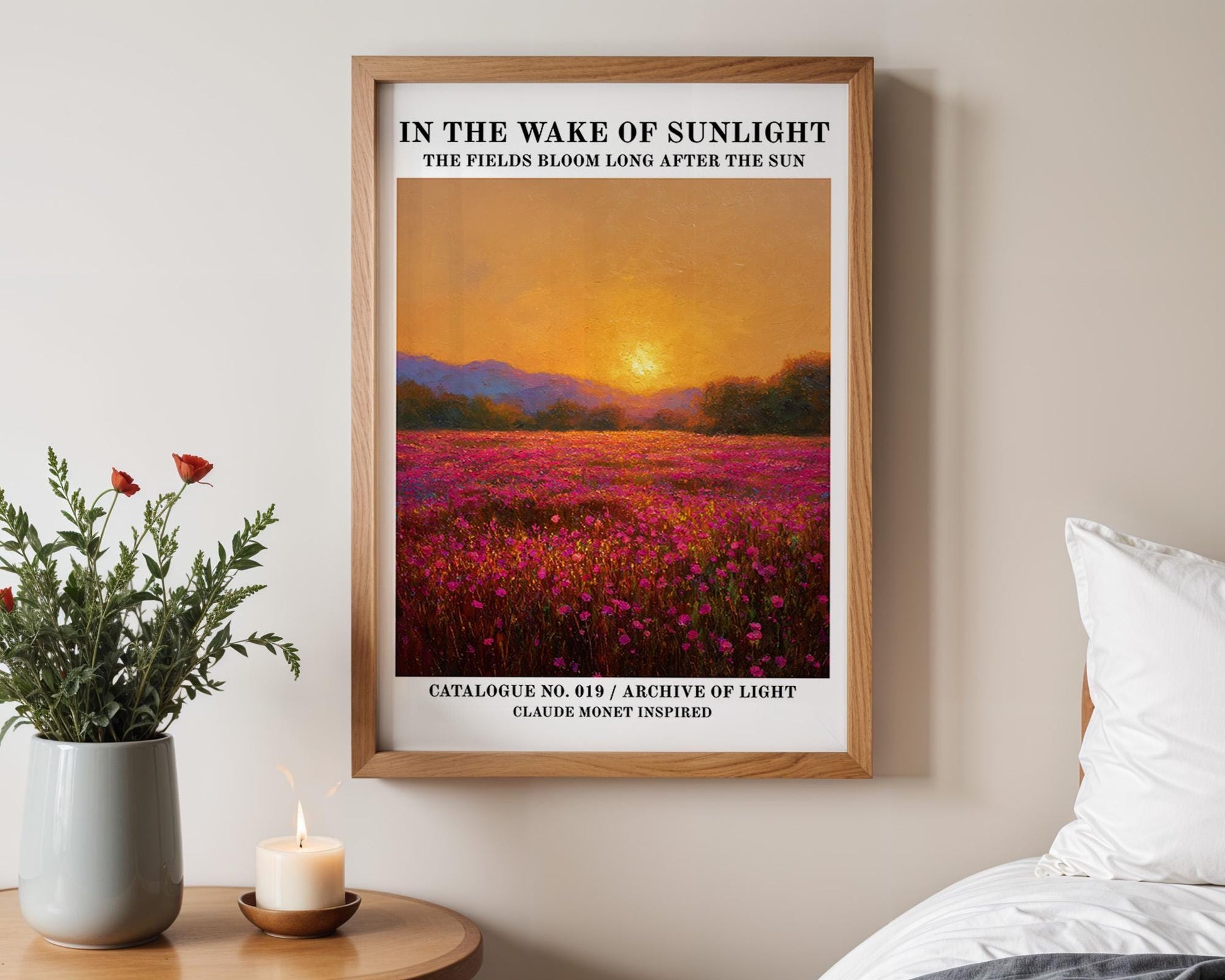 Gallery Wall Art | Impressionist Floral Poster