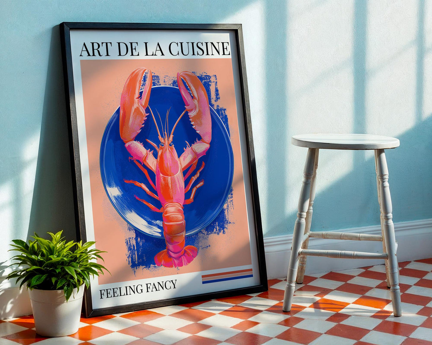 Kitchen Wall Art | Lobster Art Print
