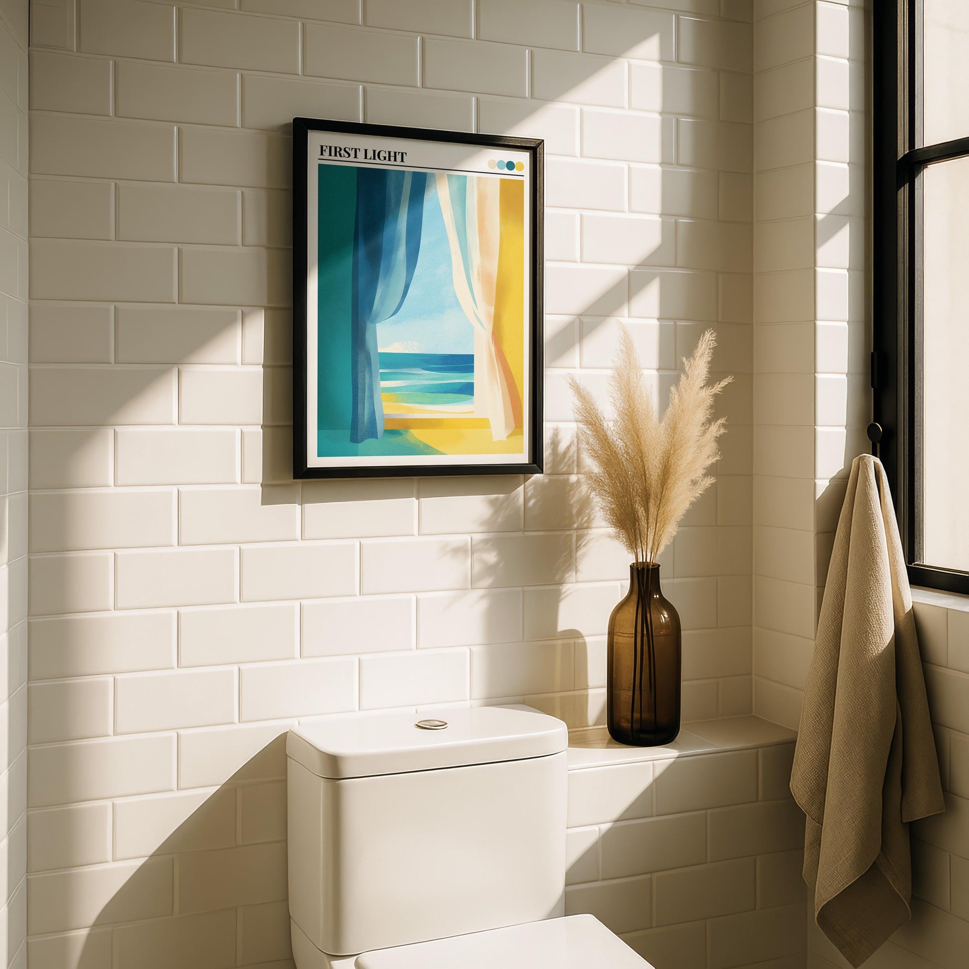 Bathroom Wall Art | Beach Wall Art Print