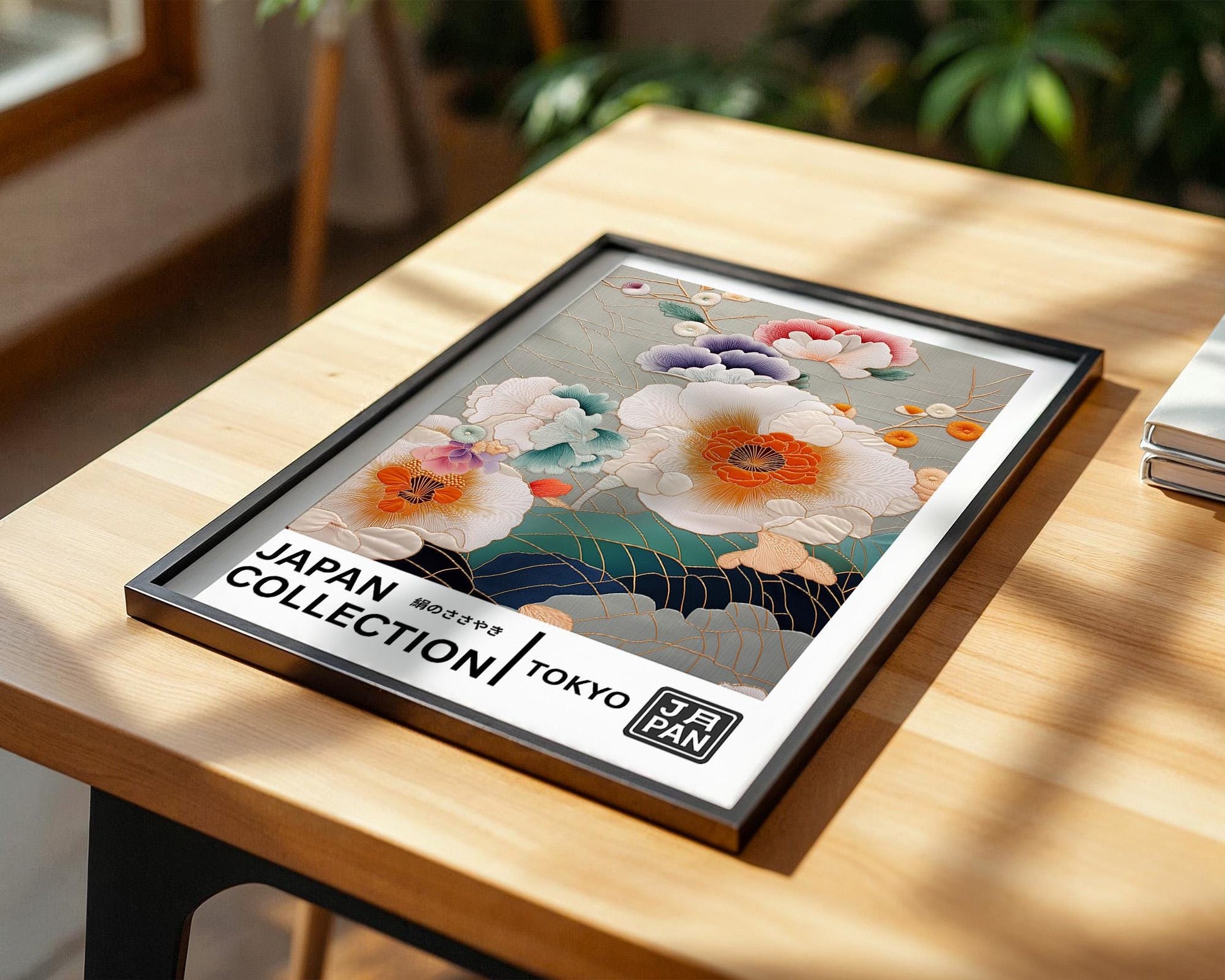 Japanese Wall Art | Kimono Inspired Tokyo Retro Poster