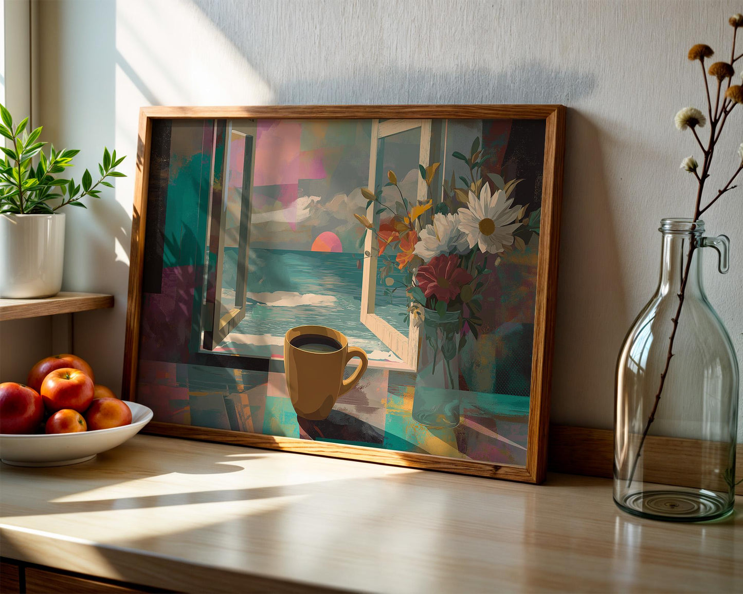 Dopamine Decor | Abstract Floral Print