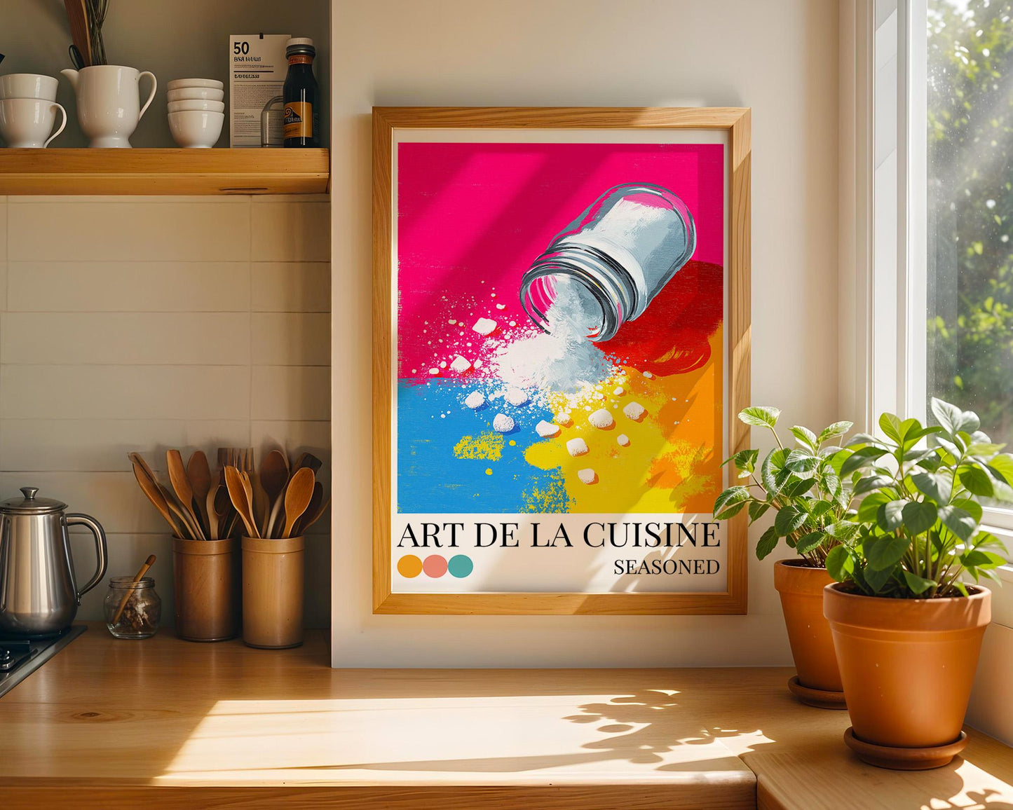 Kitchen Wall Art | Salt Seasoning Kitchen Art