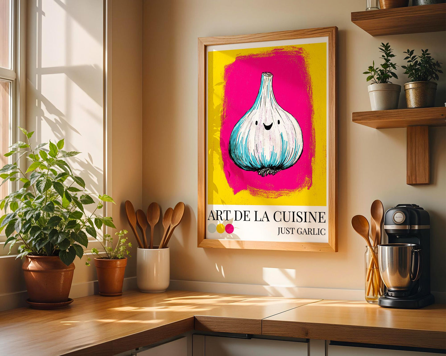 Kitchen Wall Art | Garlic Kitchen Wall Art