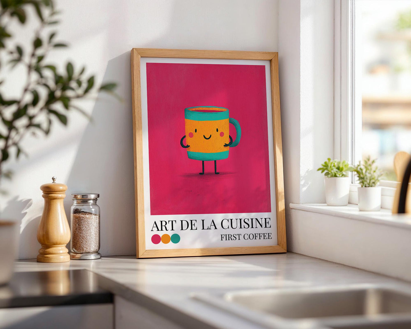 Kitchen Wall Art | Coffee Dopamine Wall Art