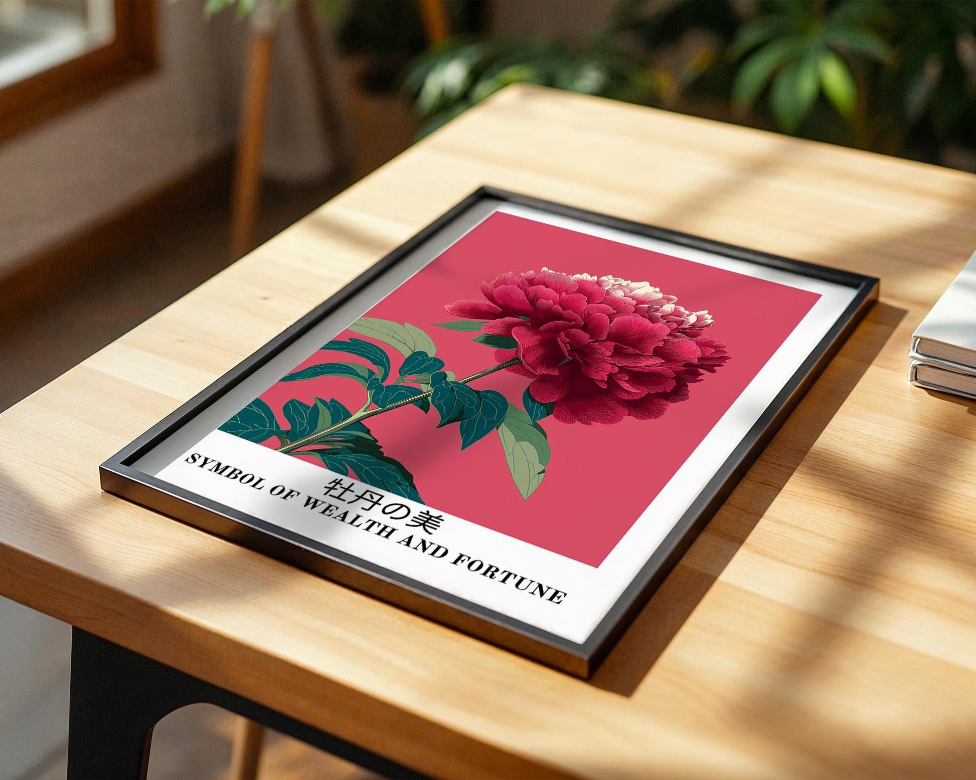 Japanese Wall Art | Japanese Peony Art Print