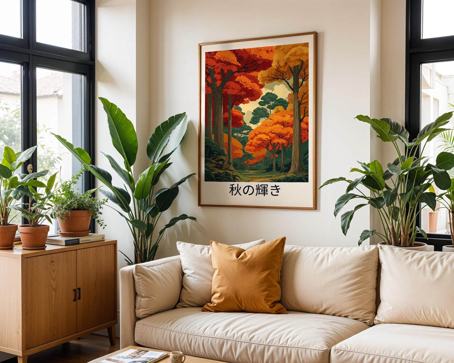 Japanese Wall Art | Autumn Wall Decor