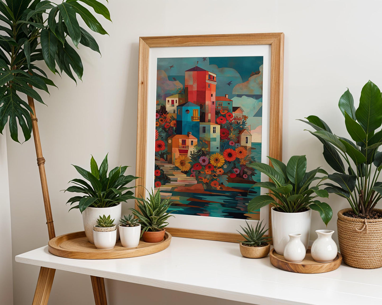 Dopamine Decor | Vibrant Abstract Floral Print