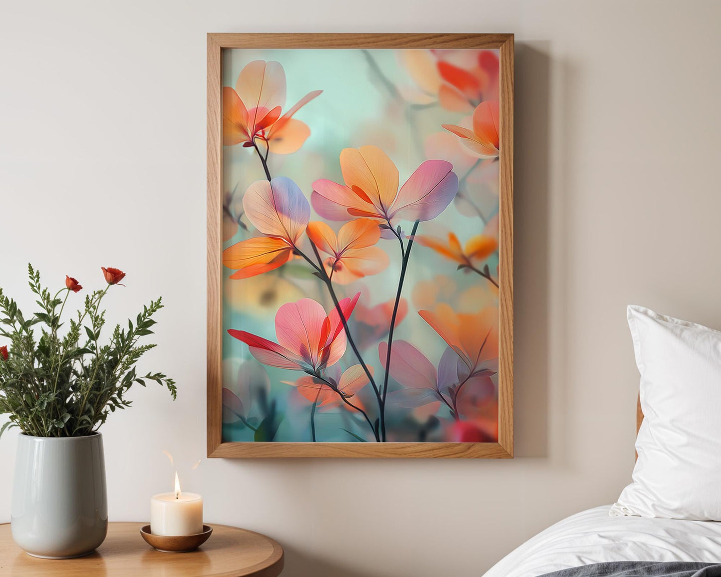 Gallery Wall Art | Abstract Floral Poster