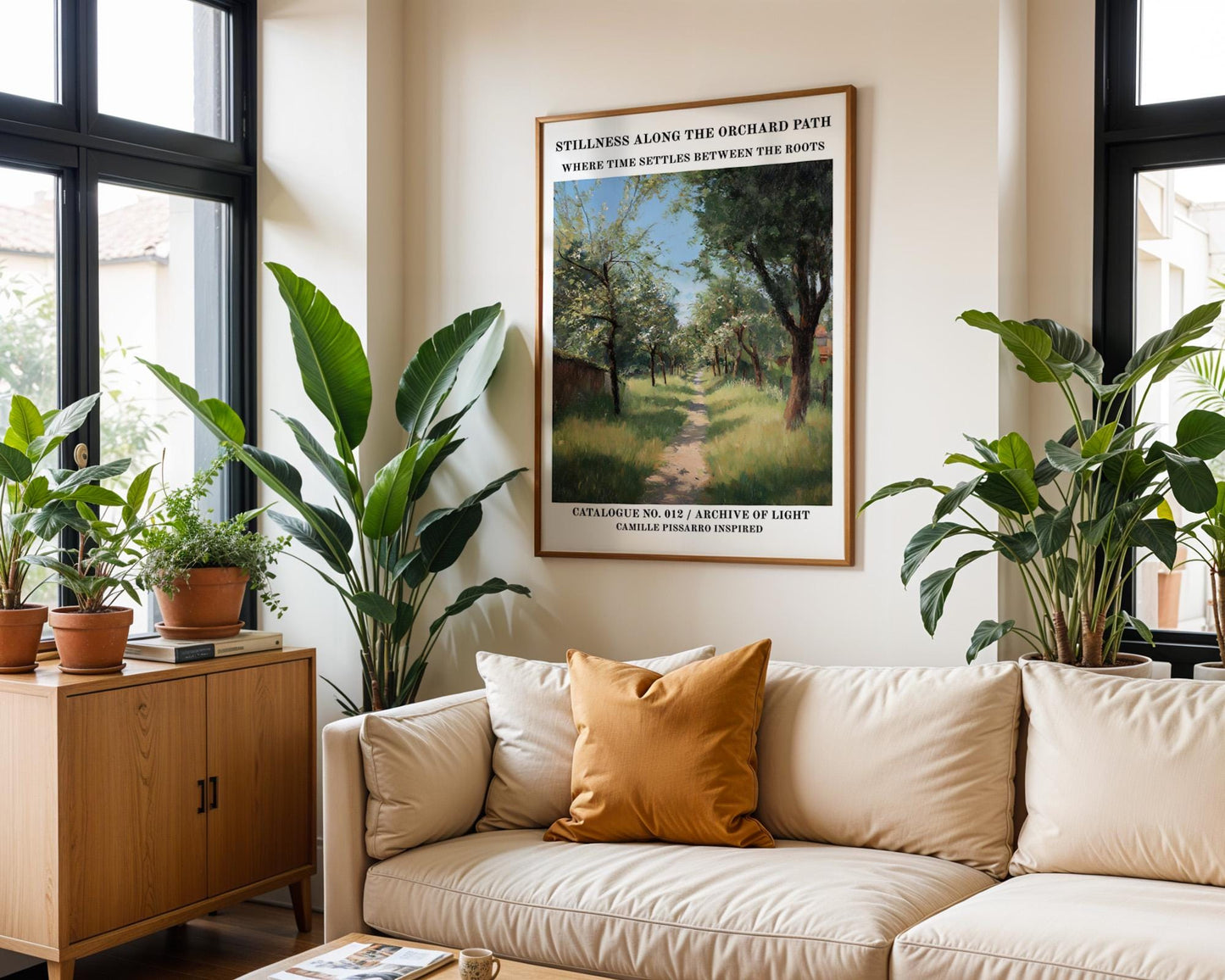 Gallery Wall Art | Camille Pissarro Inspired Poster