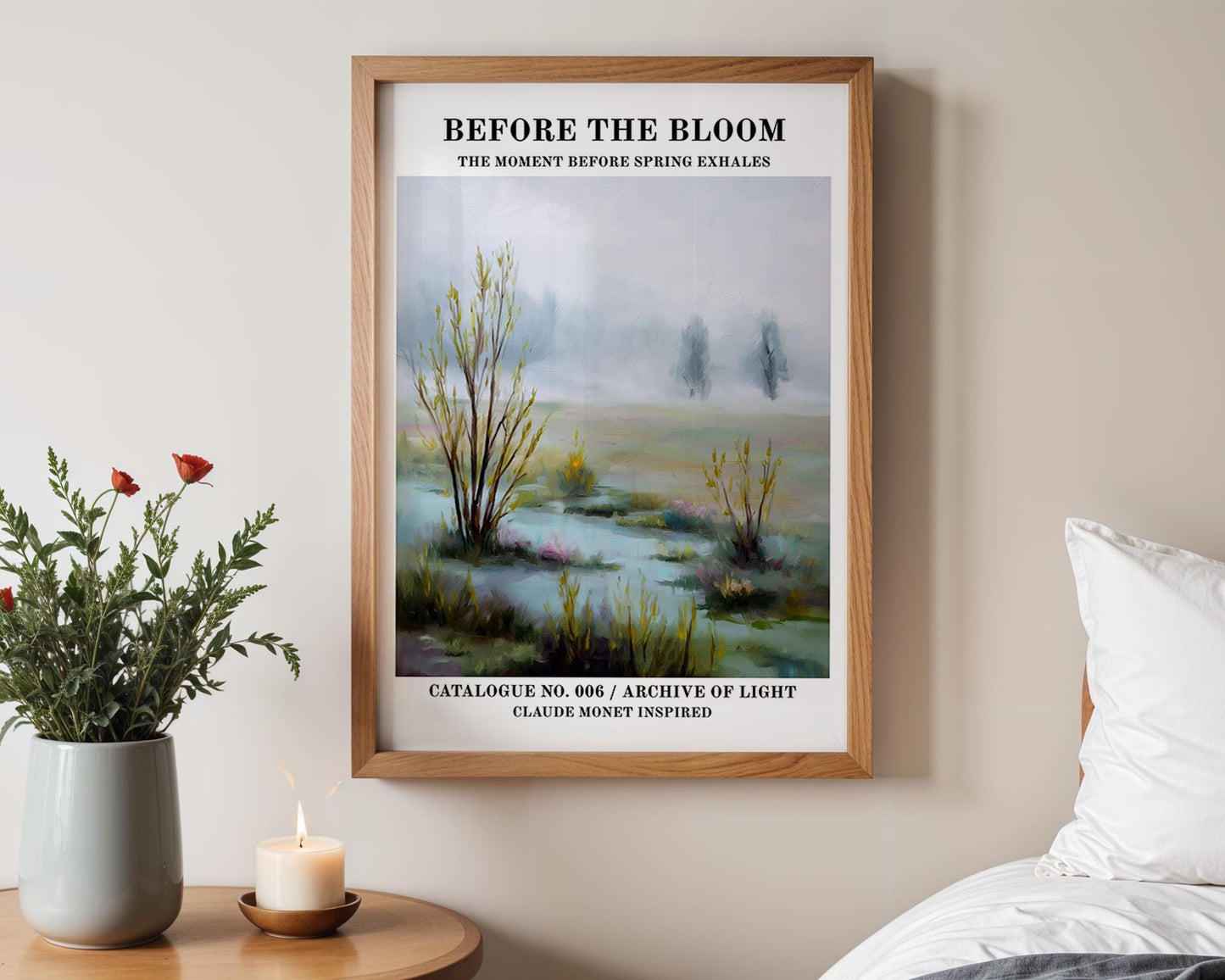 Gallery Wall Art | Claude Monet Inspired Poster