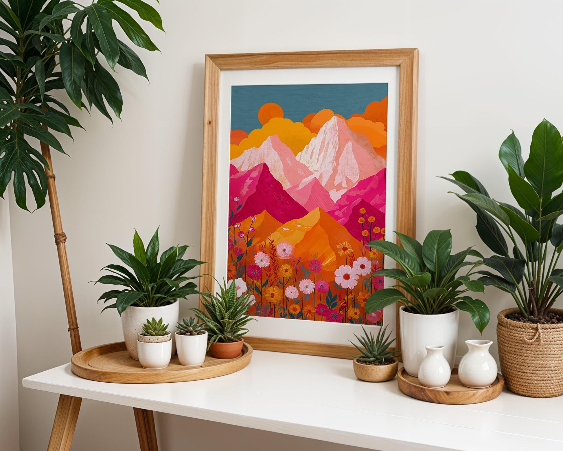 Dopamine Decor | Abstract Landscape Art Print