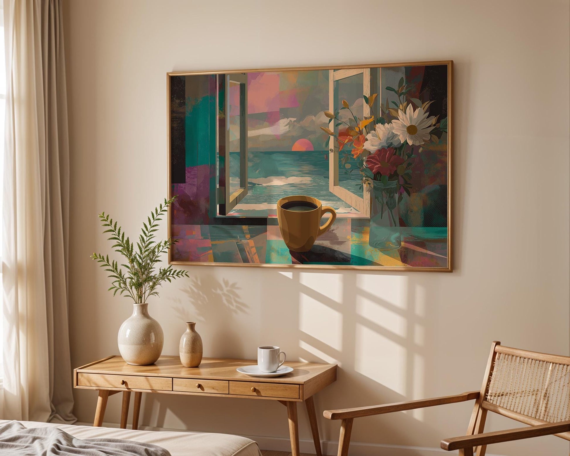Dopamine Decor | Abstract Floral Print