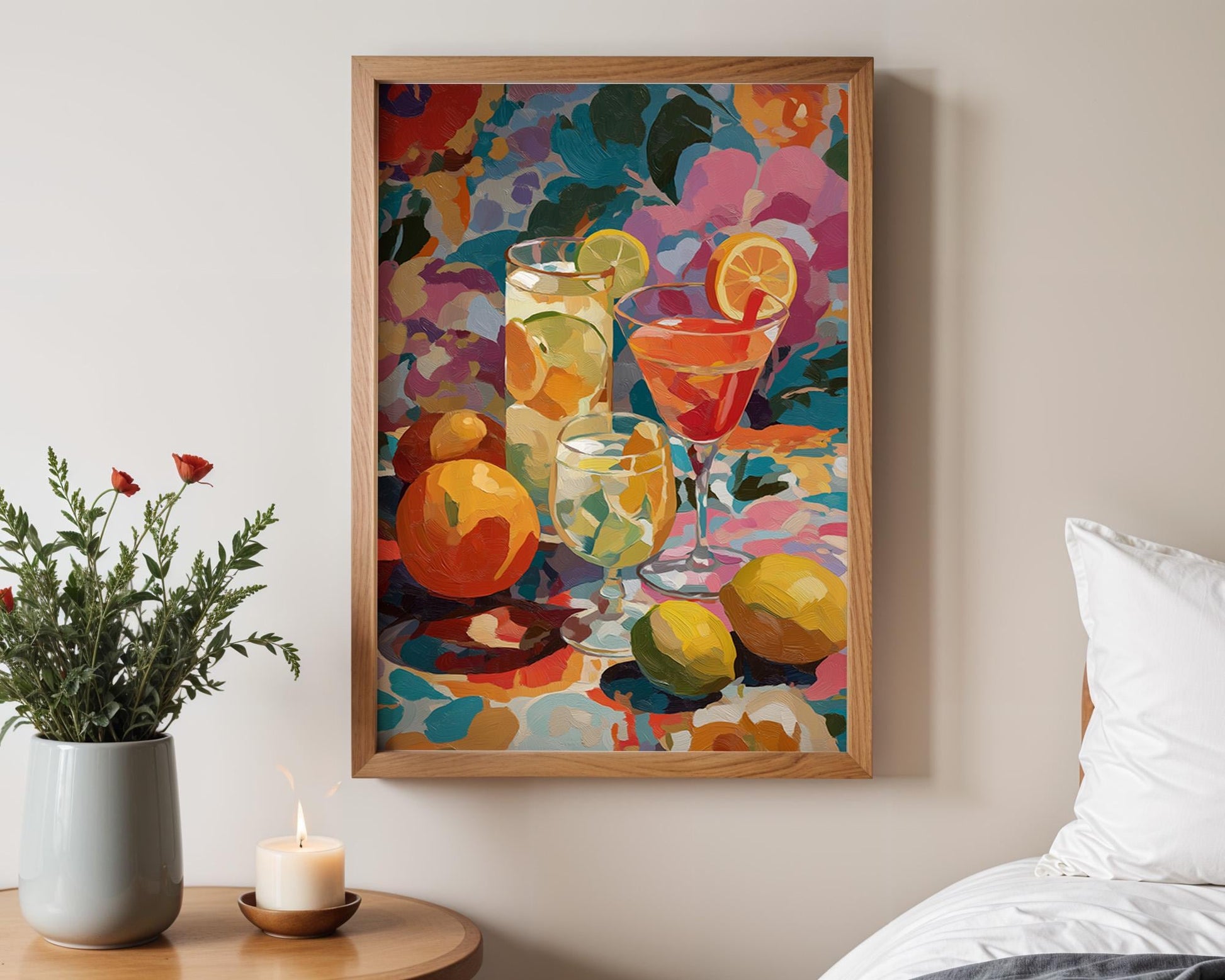 Dopamine Decor | Retro Floral Wall Art
