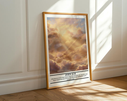 Christian Wall Art | Inspirational Bible Verse Print