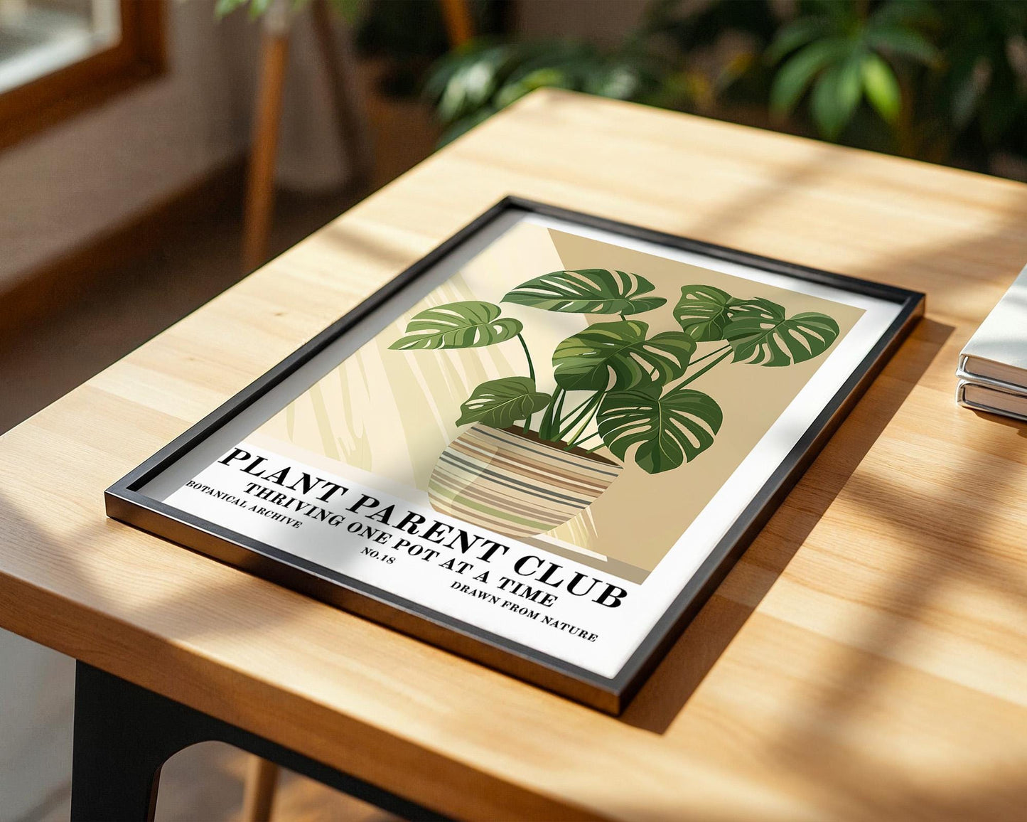 Flower Wall Decor | Monstera Plant Poster