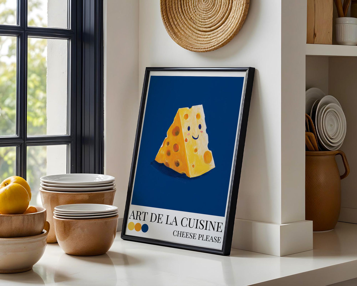 Kitchen Wall Art | Cheese Art Print