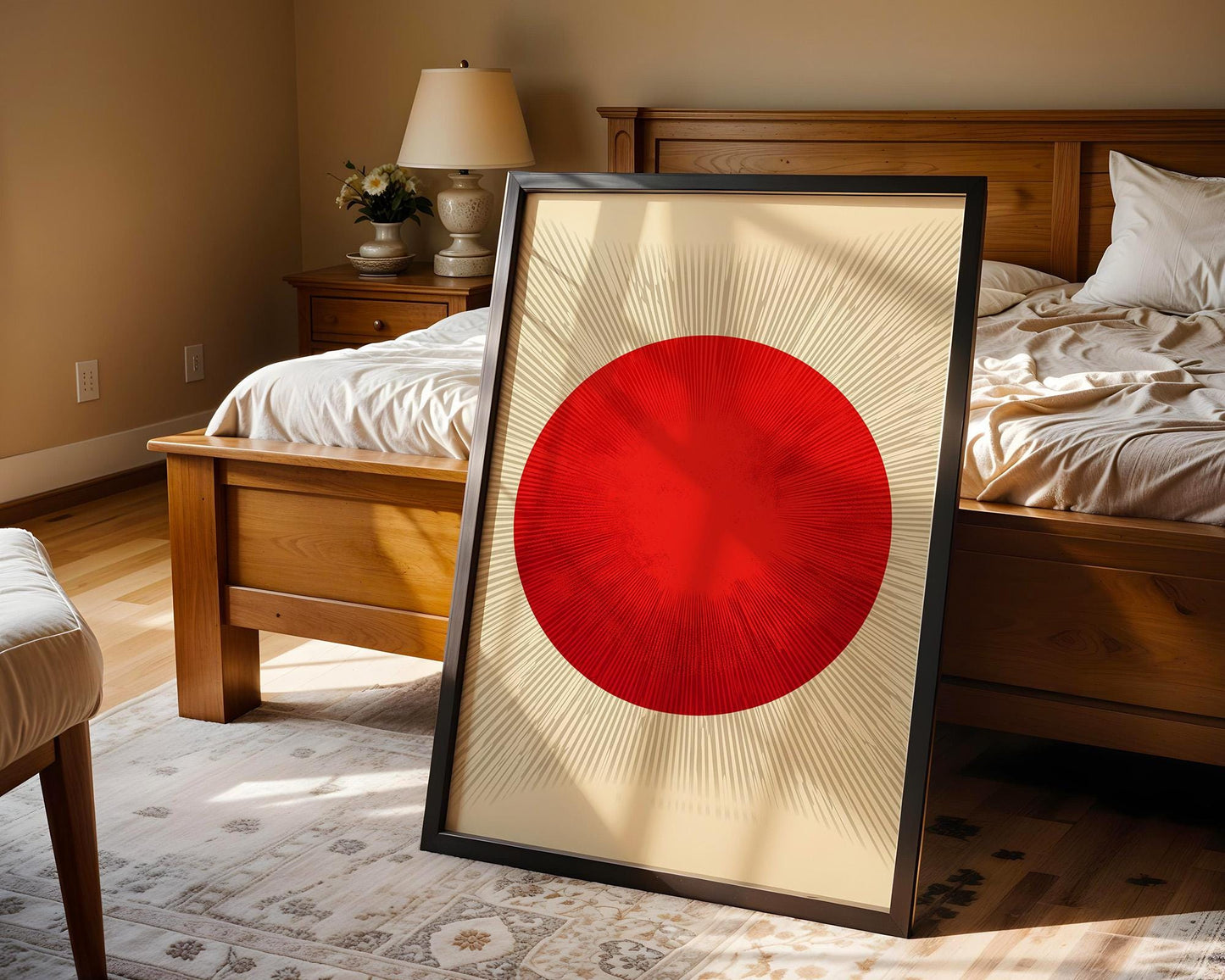 Japanese Wall Art Print | Minimalist Zen Yoga Decor
