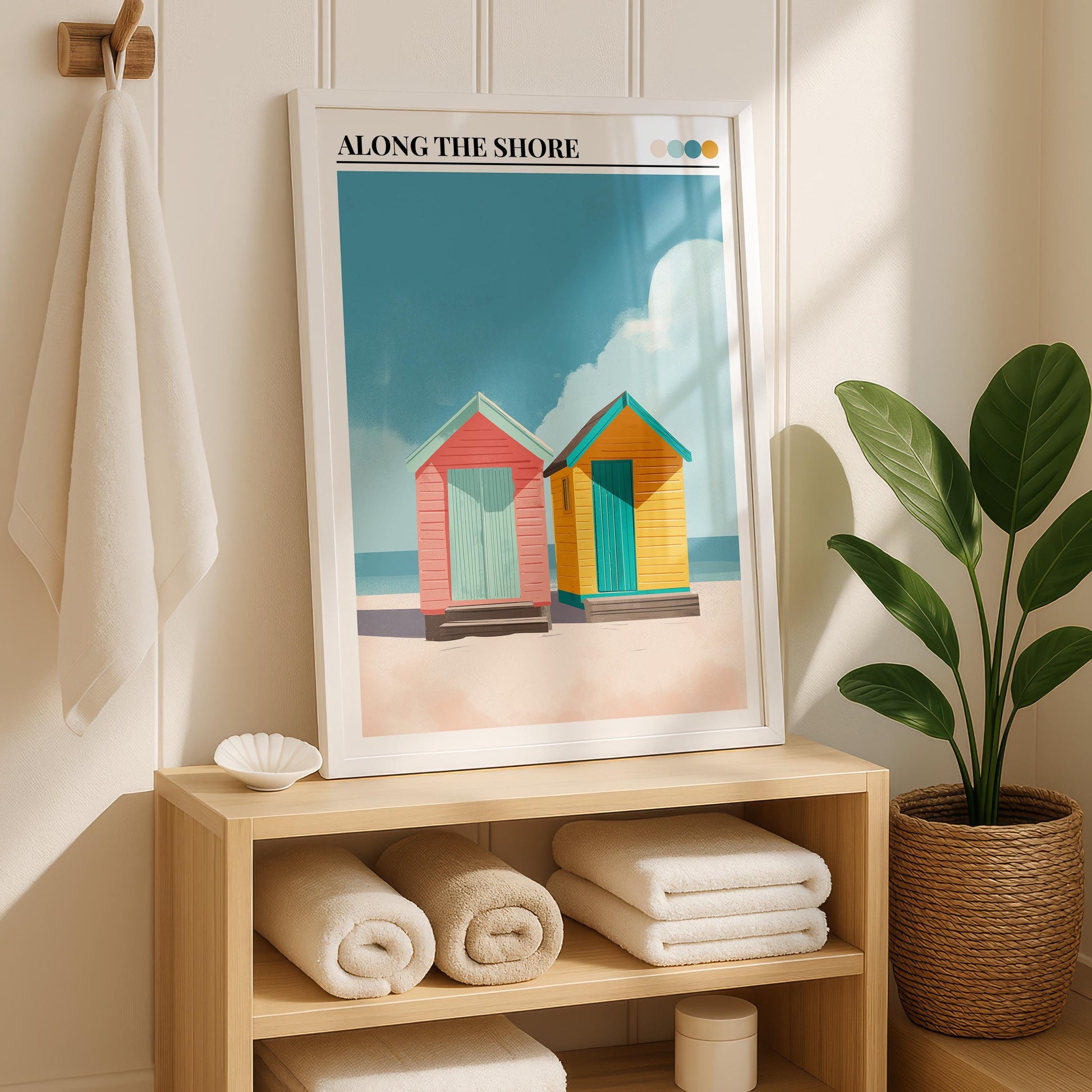 Bathroom Wall Art | Beach Hut Wall Art