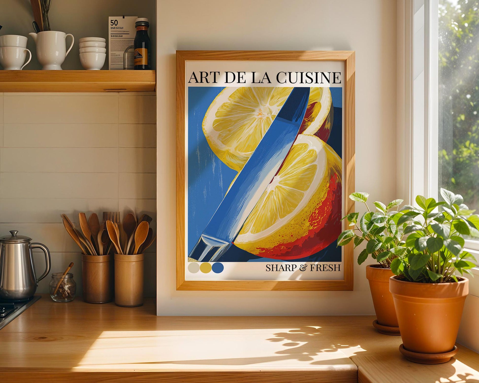 Kitchen Wall Art | Lemon Art Print