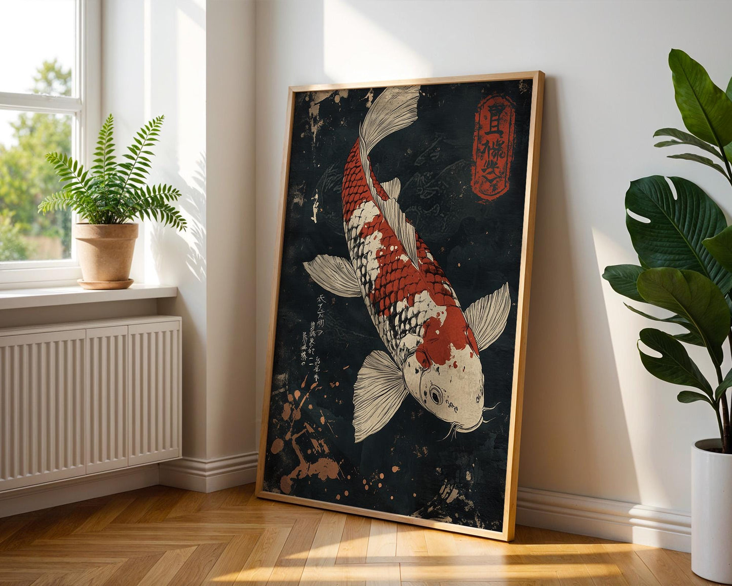 Japanese Wall Art | Japanese Koi Fish Print
