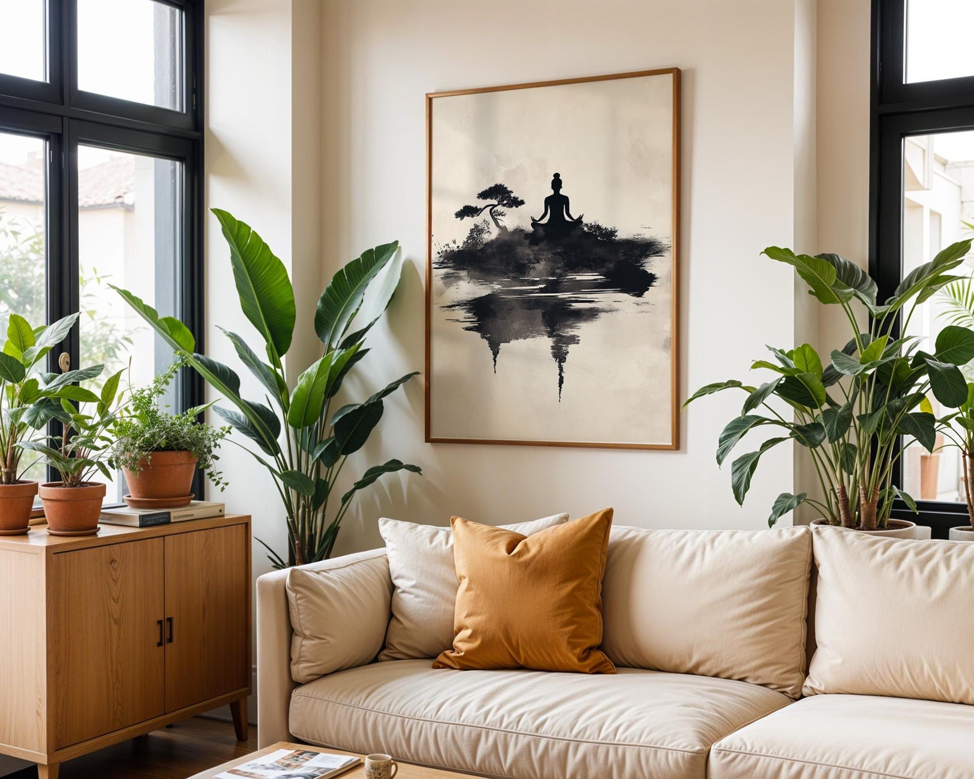 Japanese Wall Art | Japanese Bonsai Zen Art