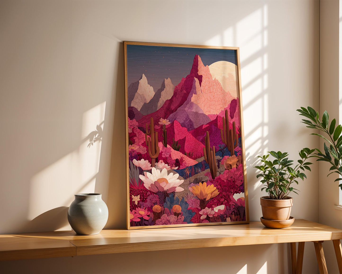 Dopamine Decor | Abstract Desert Boho Cactus Decor