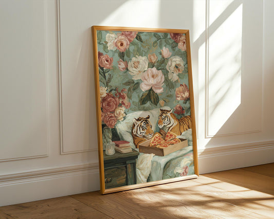 Dopamine Decor | Tiger Dopamine Decor Art