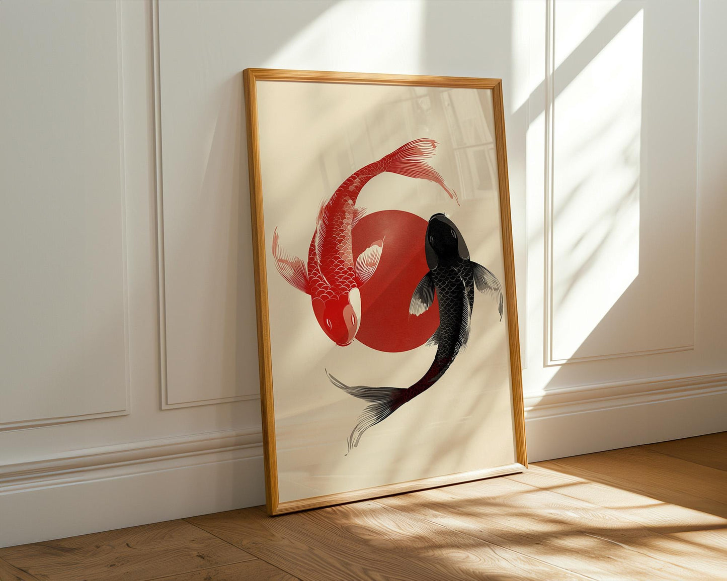 Japanese Wall Art Print | Japanese Koi Fish Poster