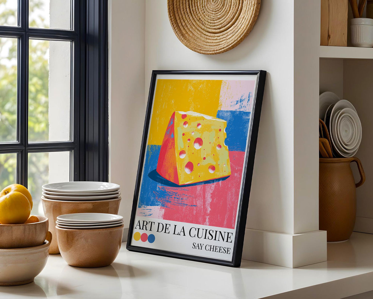 Kitchen Wall Art | Cheese Kitchen Wall Art
