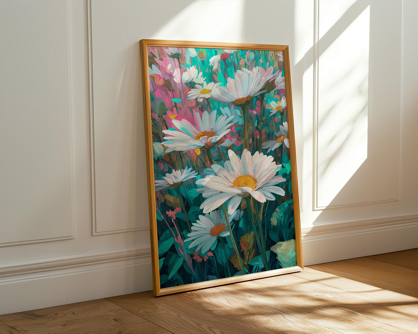 Dopamine Decor | Retro Floral Daisy Field Print