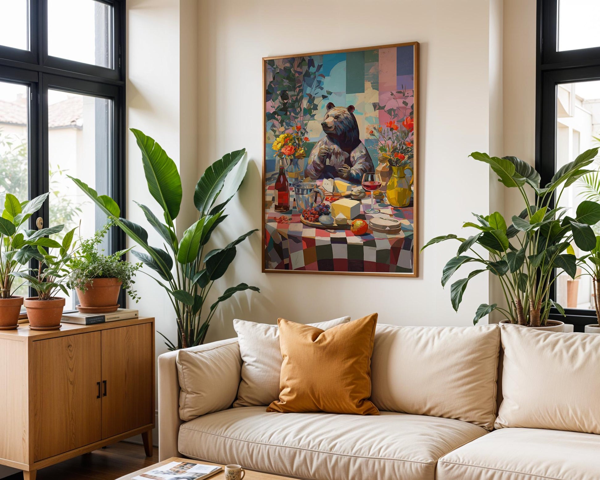 Dopamine Decor | Bear Maximalist Poster