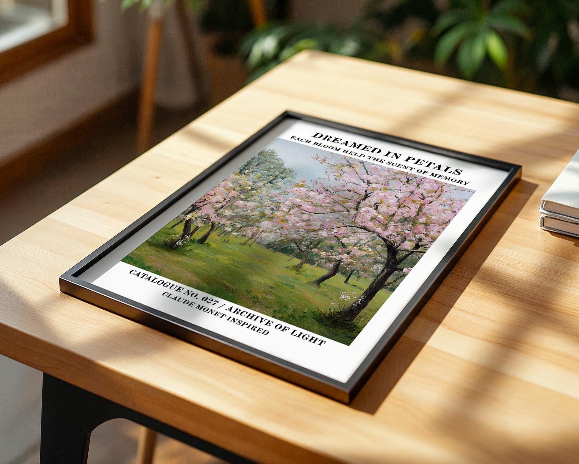 Gallery Wall Art | Monet Inspired Floral Print