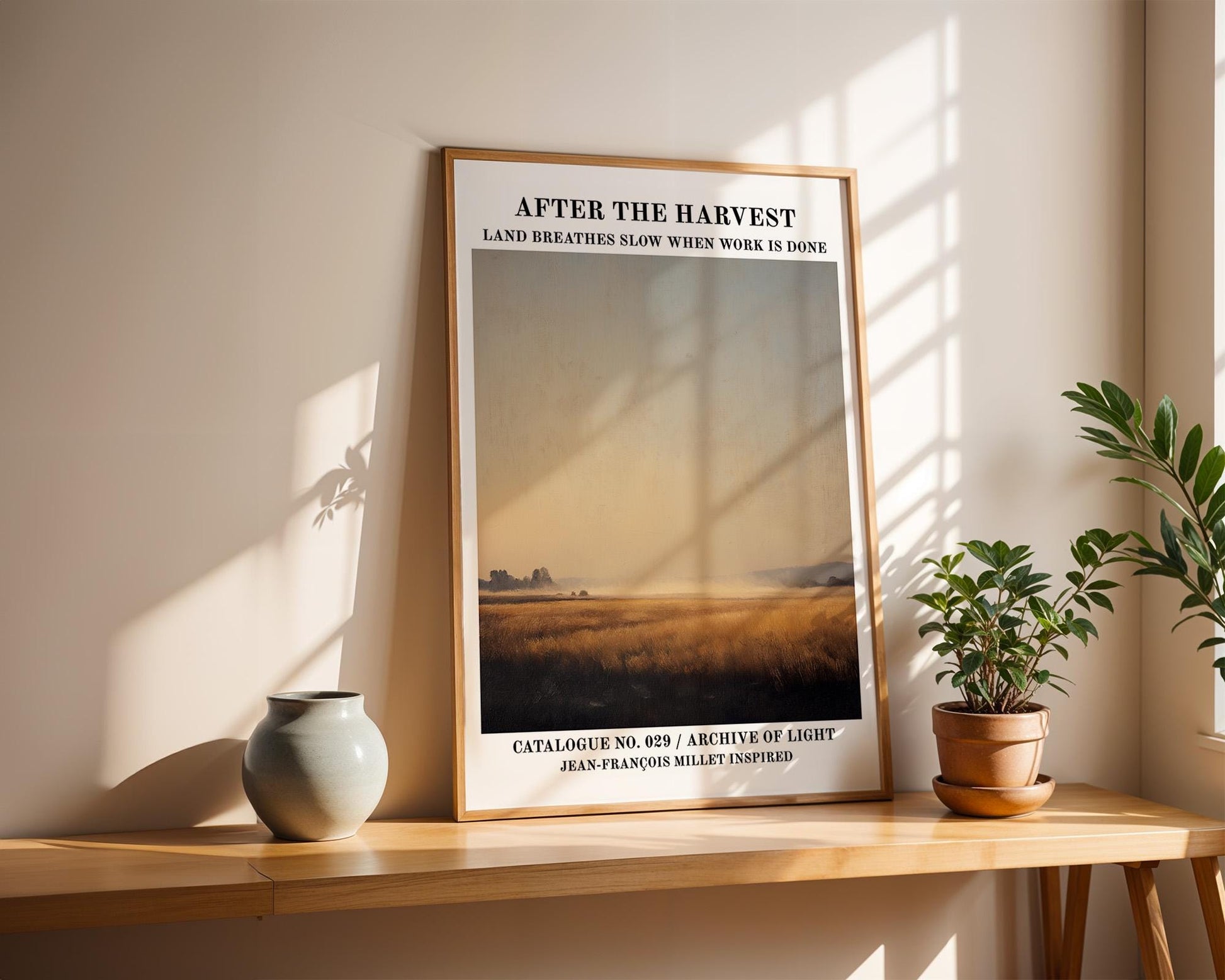 Gallery Wall Art | Harvest Landscape Poster