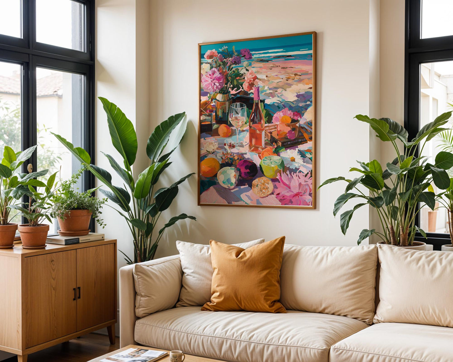 Dopamine Decor | Vibrant Poppy Print