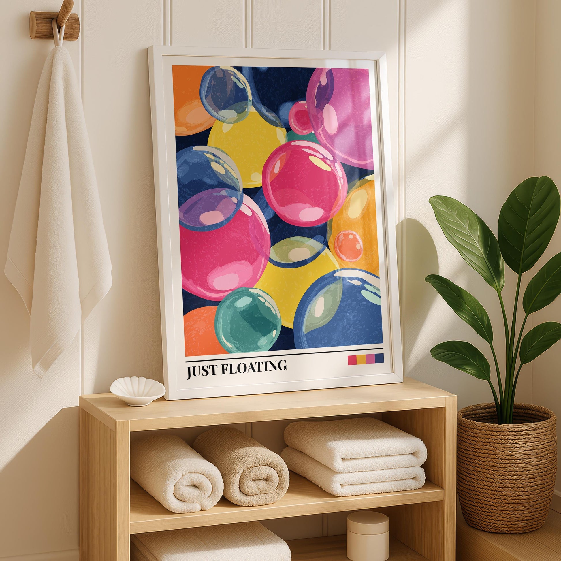 Bathroom Wall Art | Bubble Wall Art