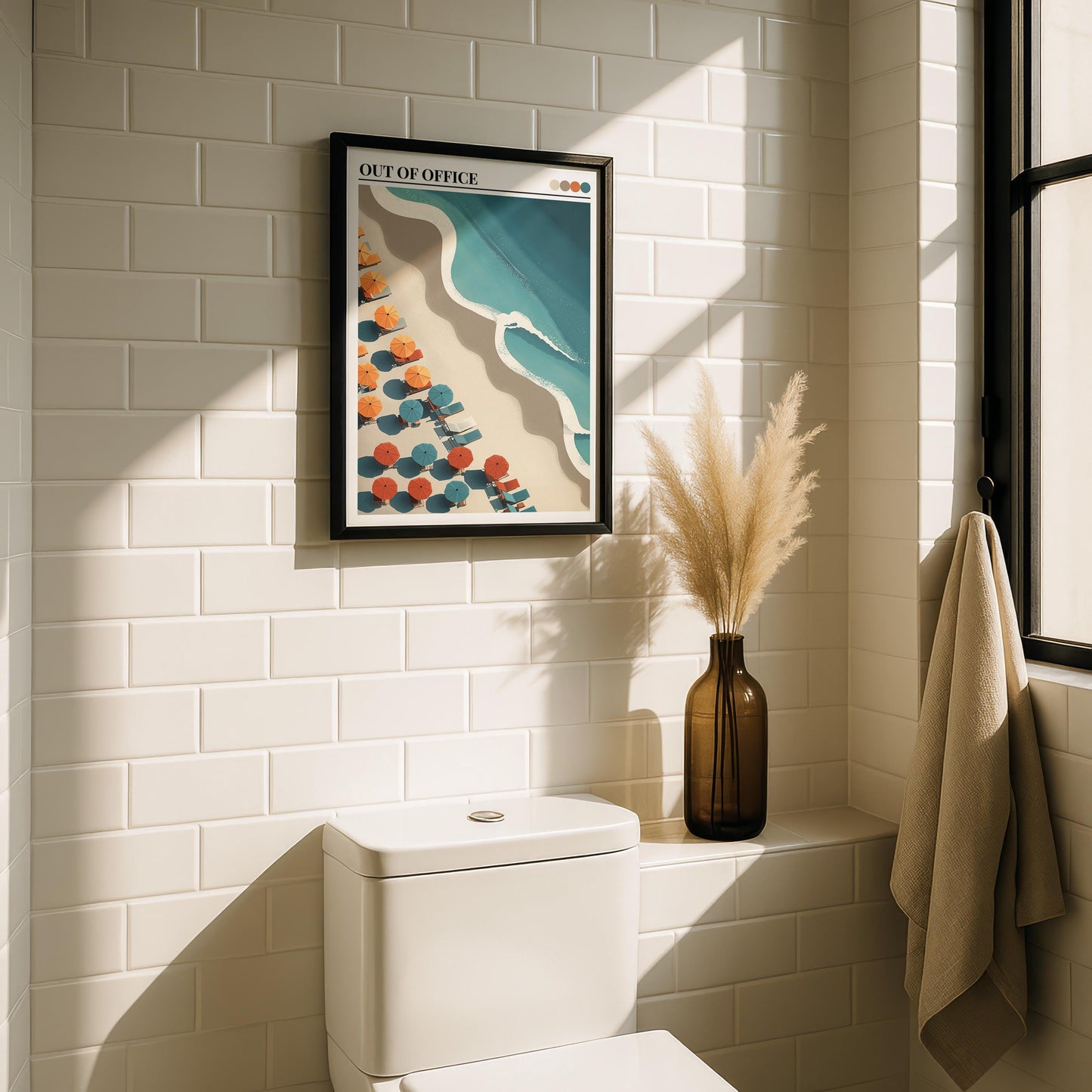 Bathroom Wall Art | Beach Wall Decor