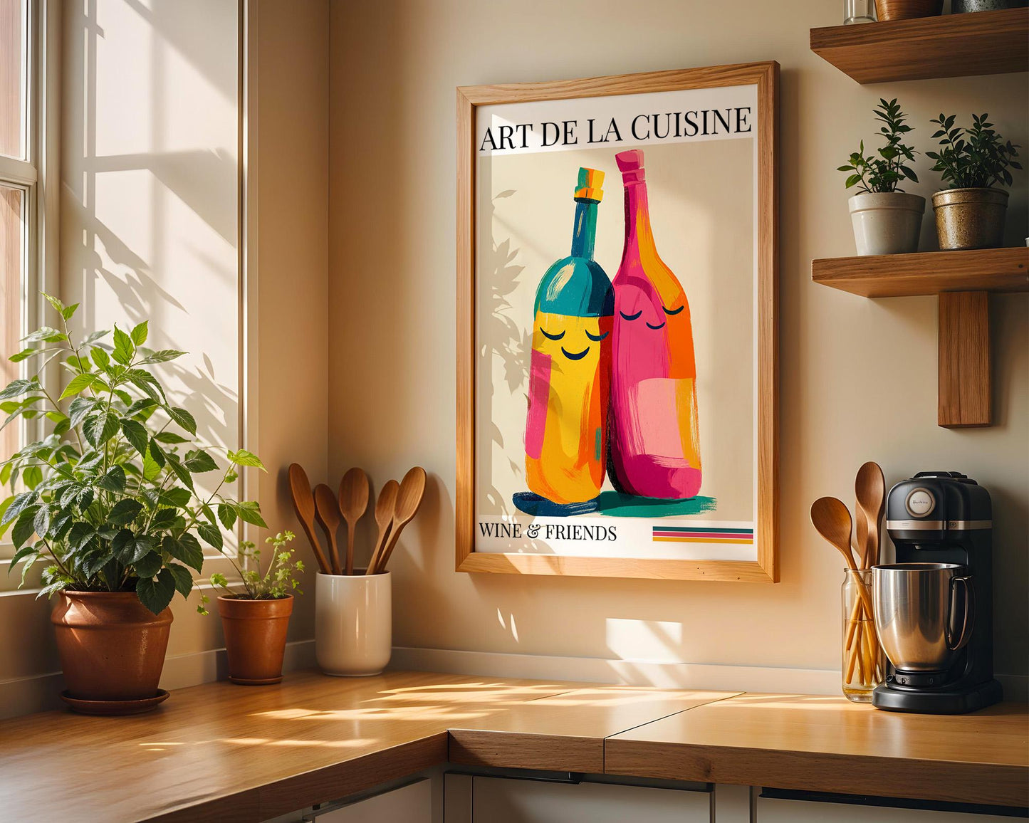Kitchen Wall Art | Wine Wall Decor