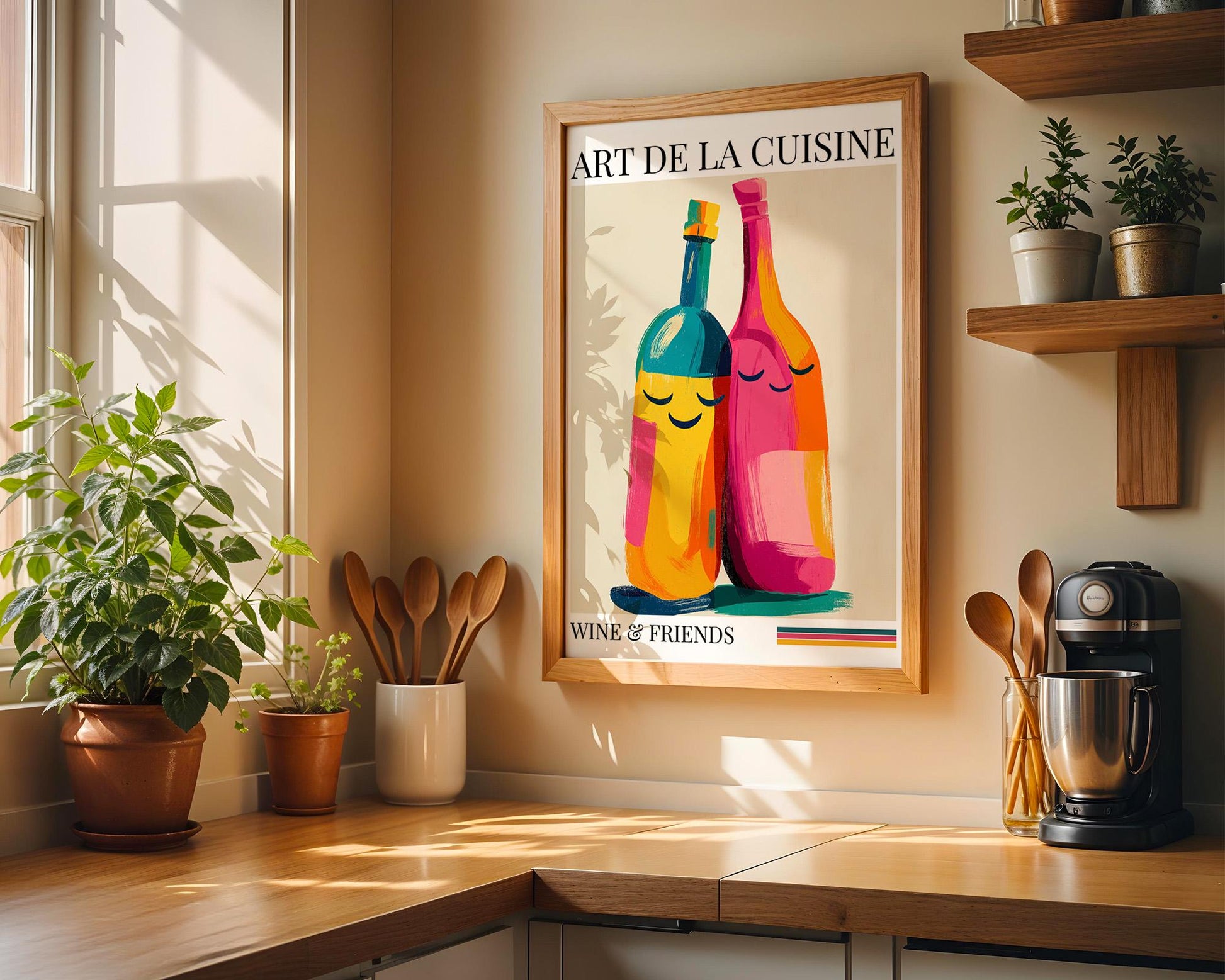 Kitchen Wall Art | Wine Wall Decor