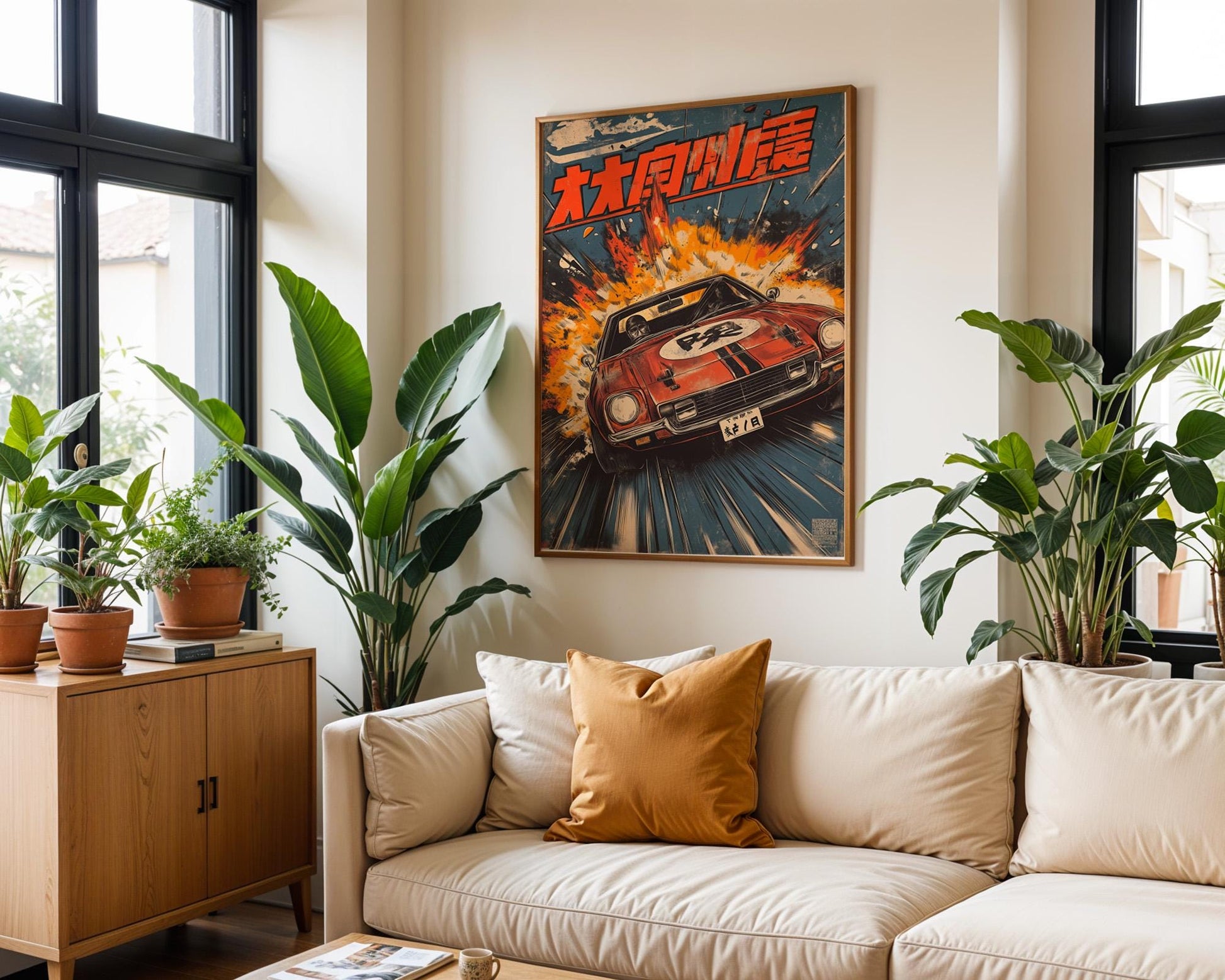 Japanese Wall Art | Japanese Car Poster