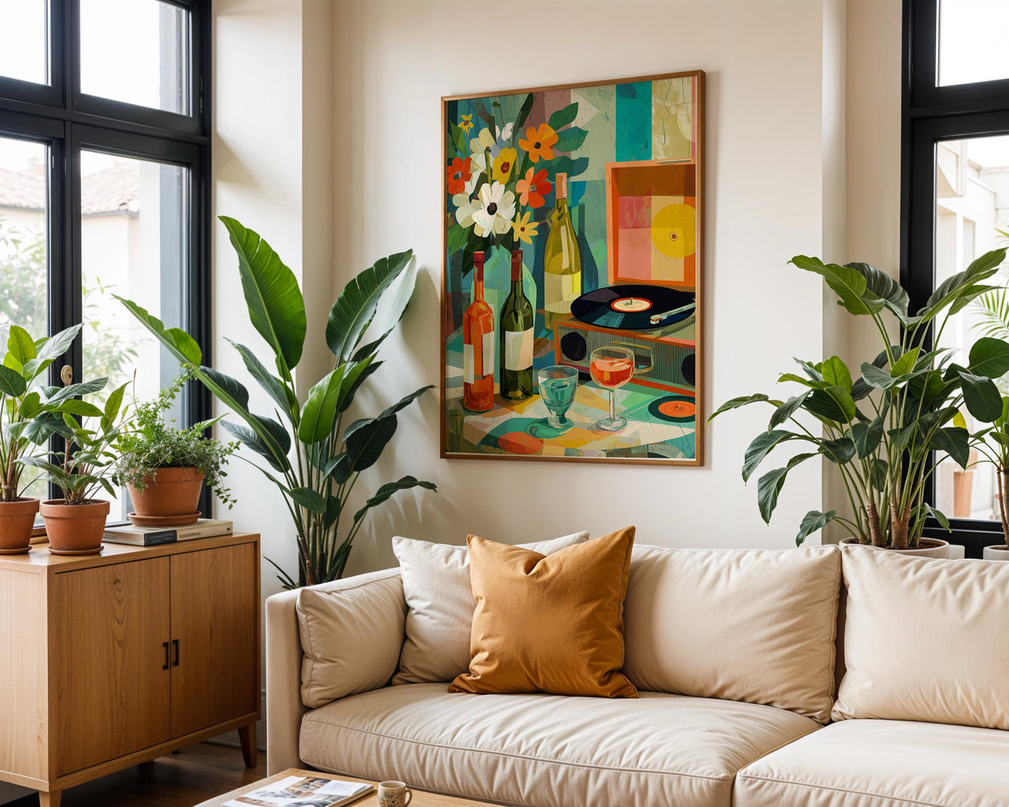 Dopamine Decor | Colorful Floral Abstract Boho Print