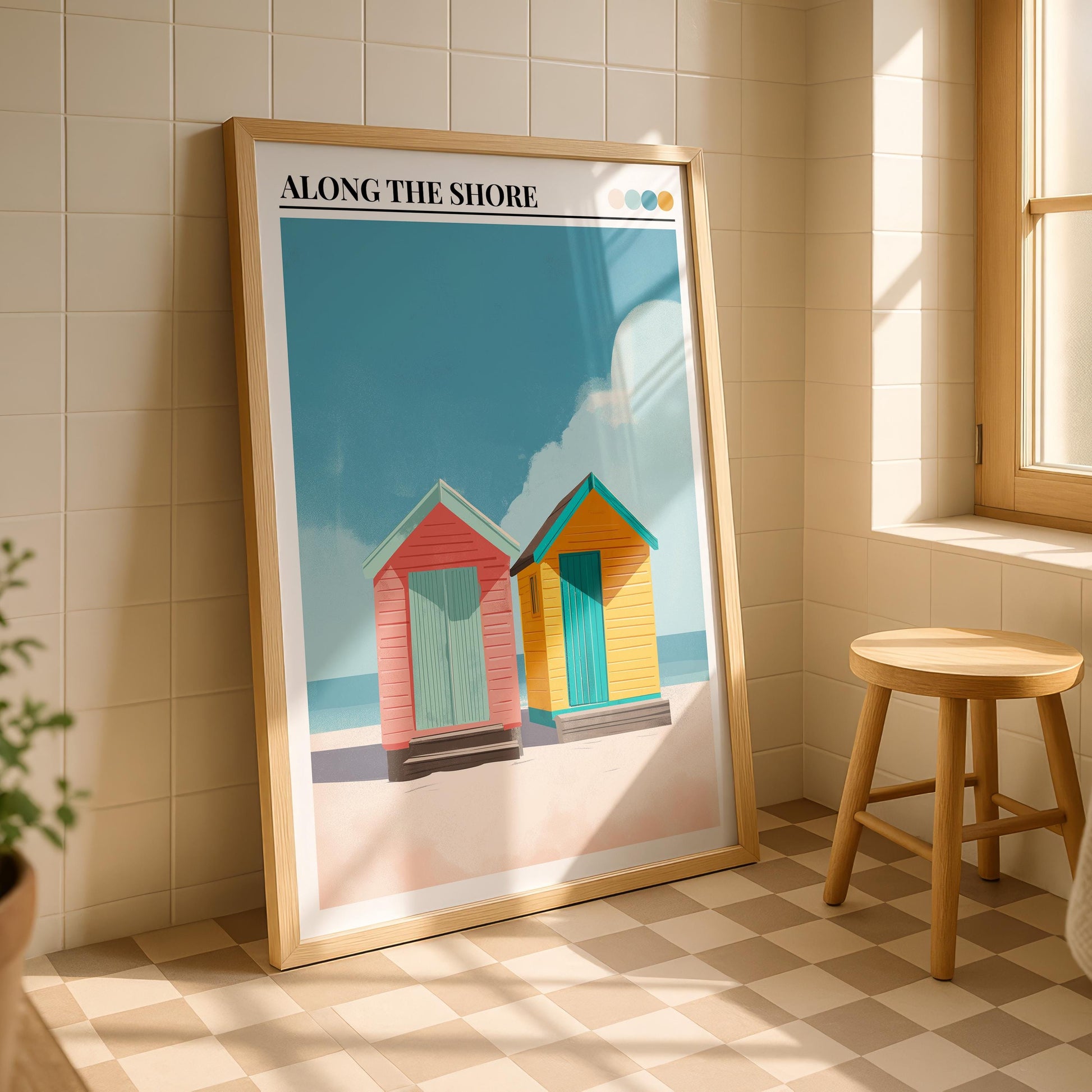 Bathroom Wall Art | Beach Hut Wall Art