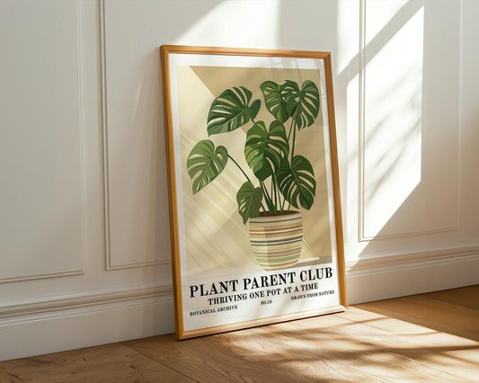 Flower Wall Decor | Monstera Plant Poster