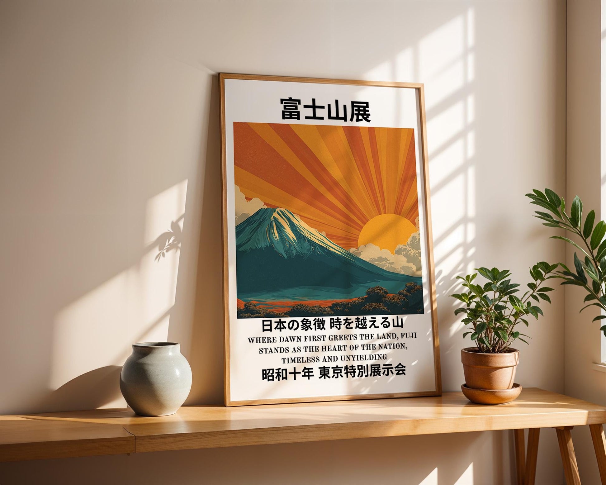 Japanese Wall Art | Mount Fuji Sunrise Print