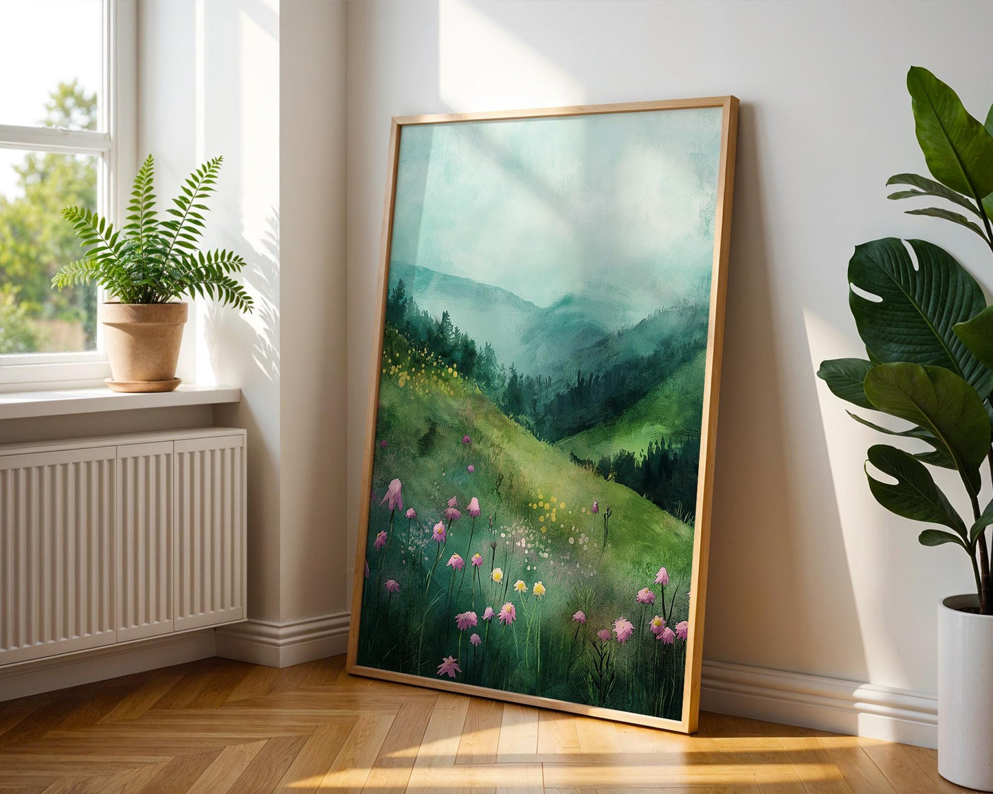 Flower Wall Decor | Premium Decorative Wall Print for Modern Interior Decor